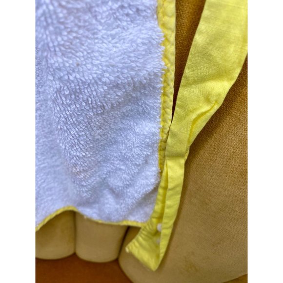 VINTAGE DISHTOWEL APRON Chicken - Yellow Trim - Hen Chicks - Excellent Condition - Picture 10 of 11